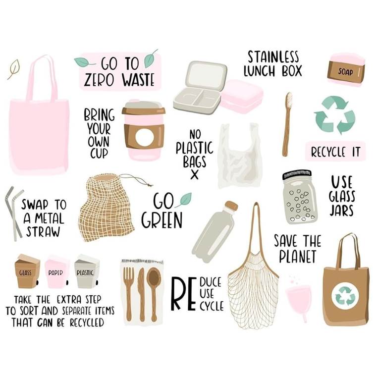 Користуйтеся принципом reduce, reuse, recycle